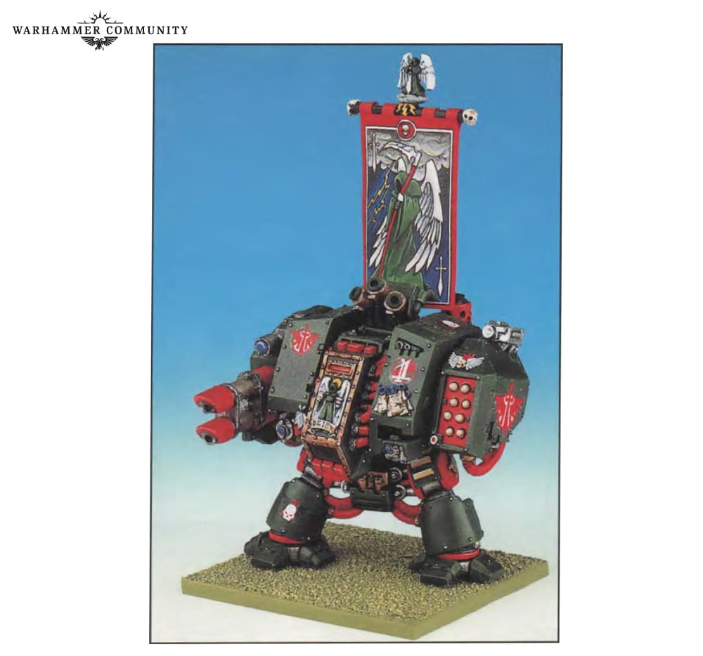 Warhammer 40k Dreadnought du chaos old school WE en metal